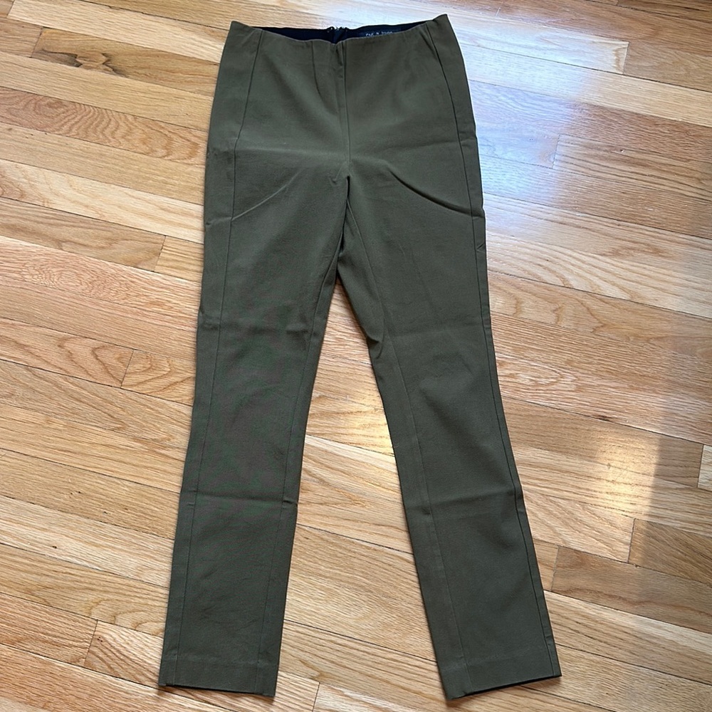 Rag & Bone green skinny pants size 4